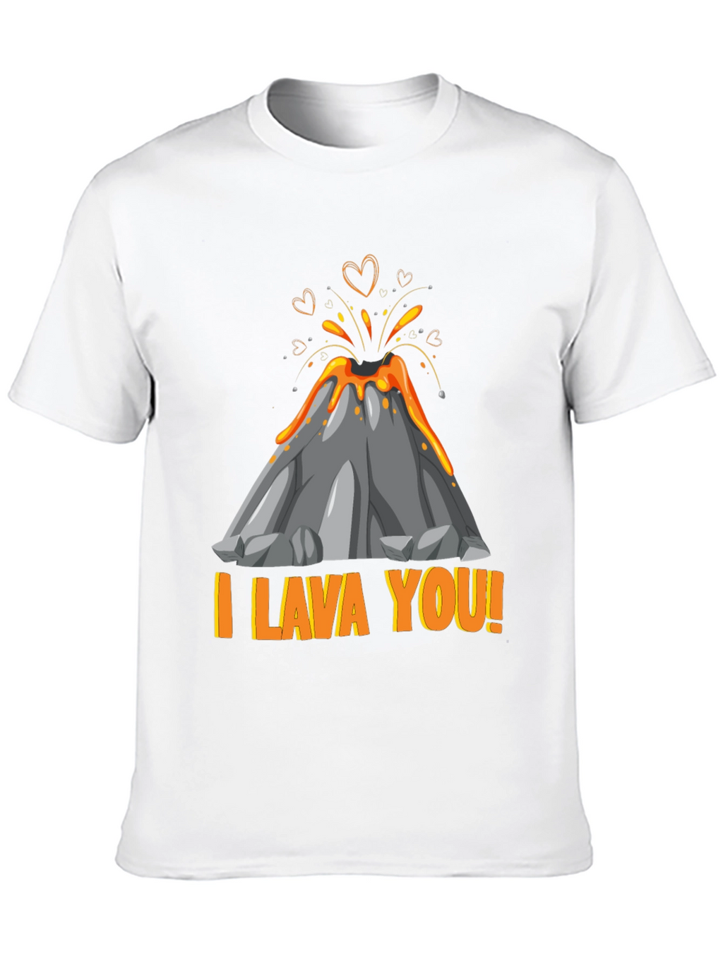 I Lava You Graphic T-Shirt Volcano Love Tee