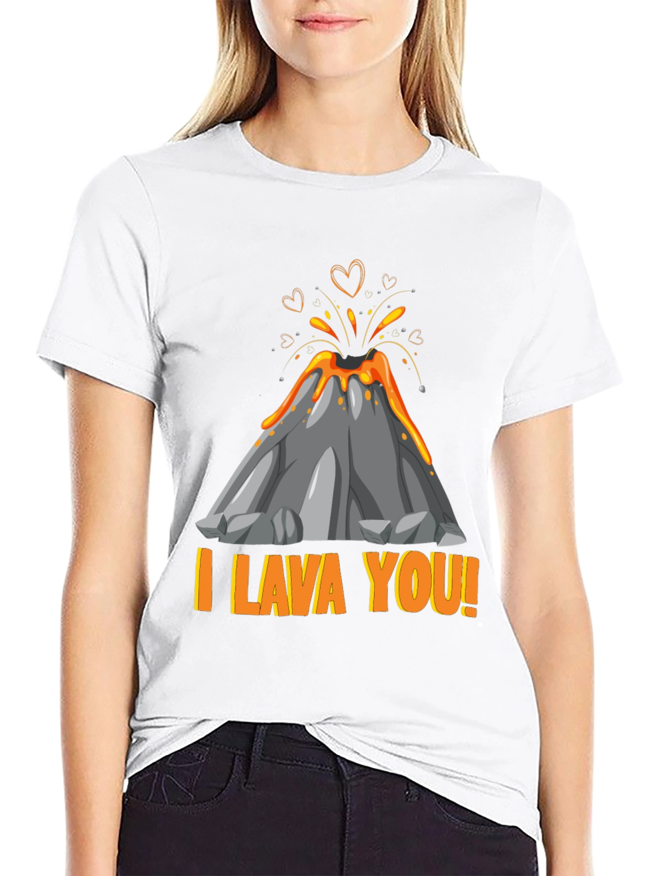 I Lava You Graphic T-Shirt Volcano Love Tee