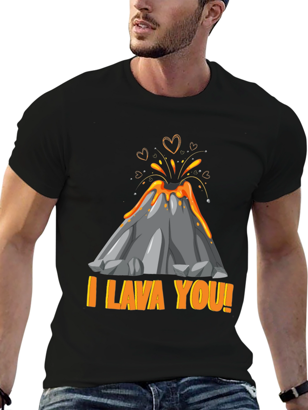 I Lava You Graphic T-Shirt Volcano Love Tee