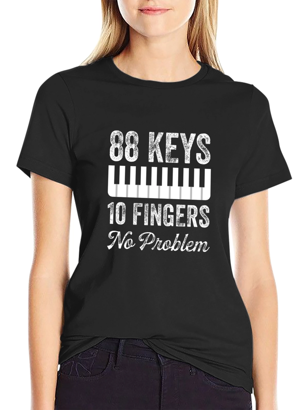 88 Keys 10 Fingers T-Shirt - Musician Tee