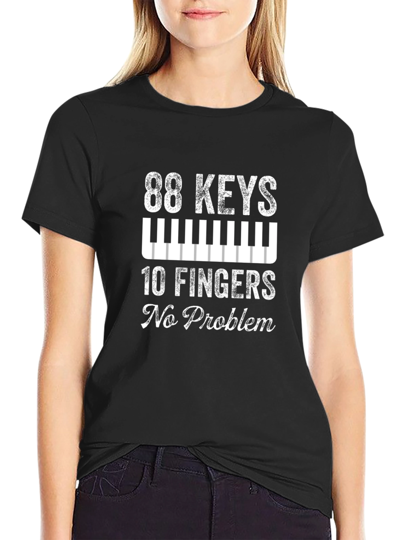88 Keys 10 Fingers T-Shirt - Musician Tee