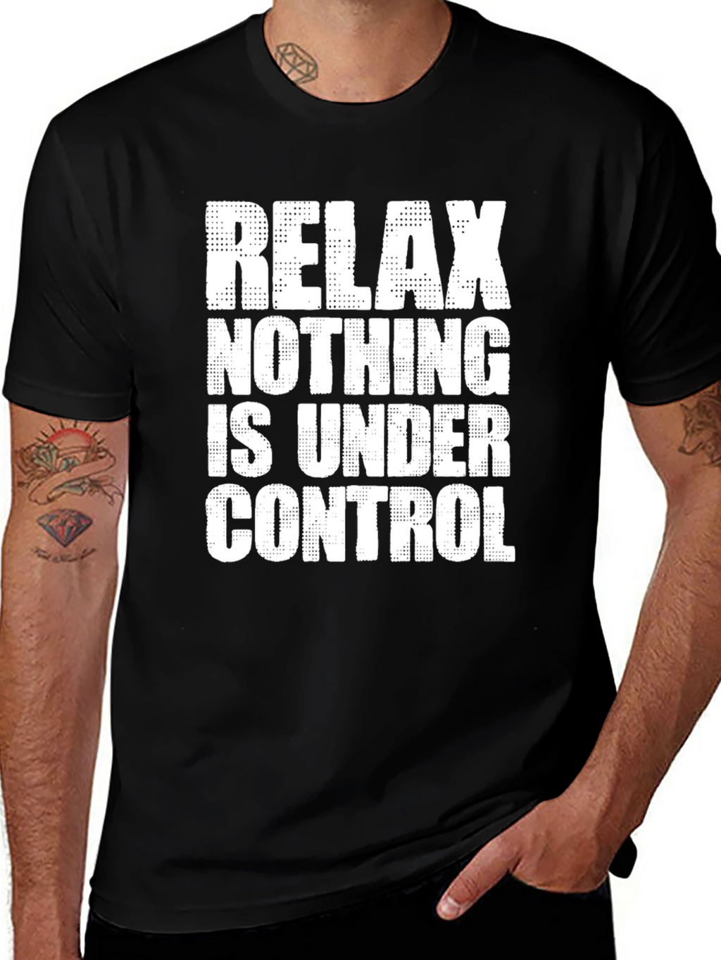 Relax Nothing is Under Control Graphic Tee