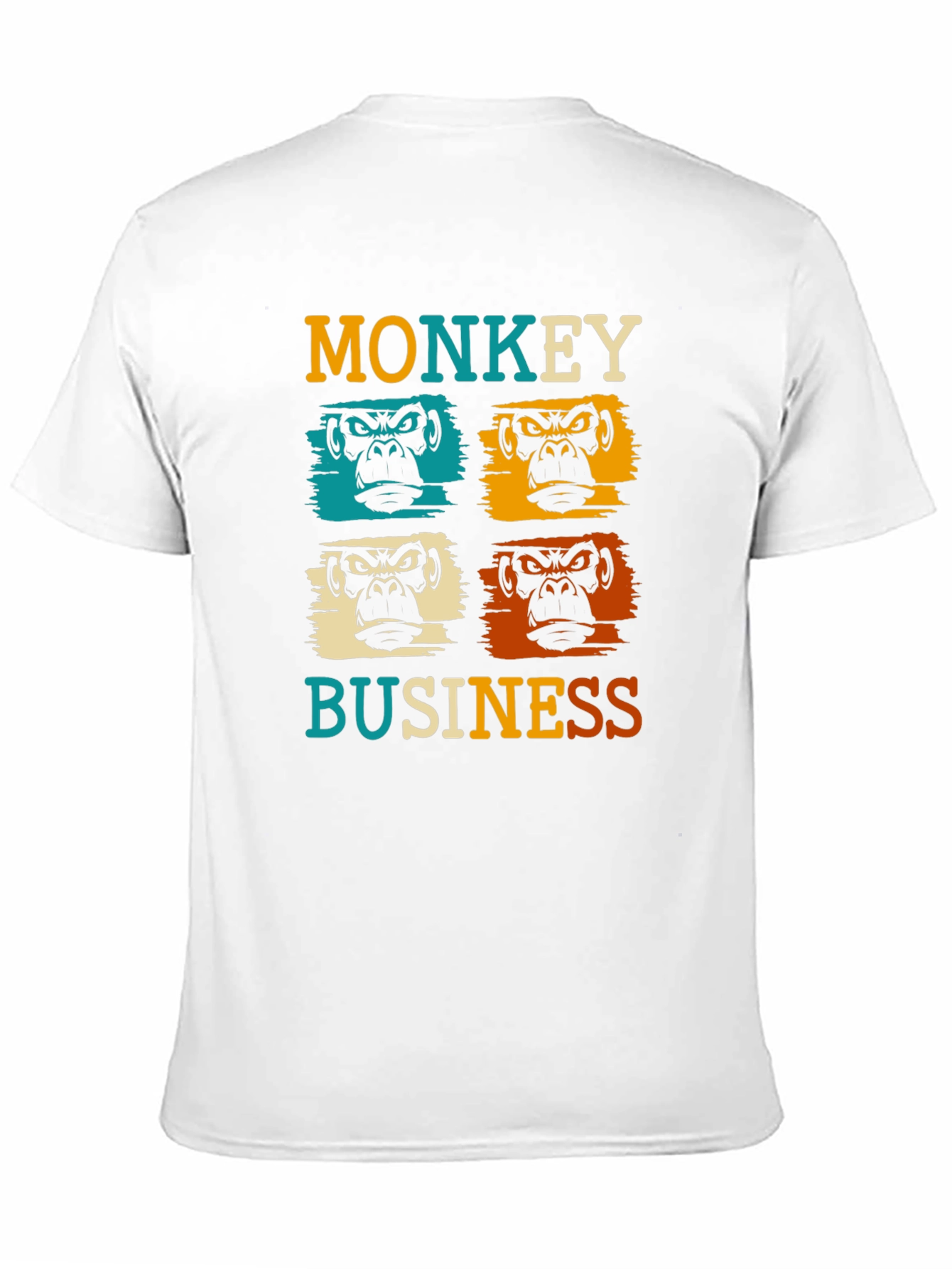 Monkey Business Graphic Tee - Retro Style