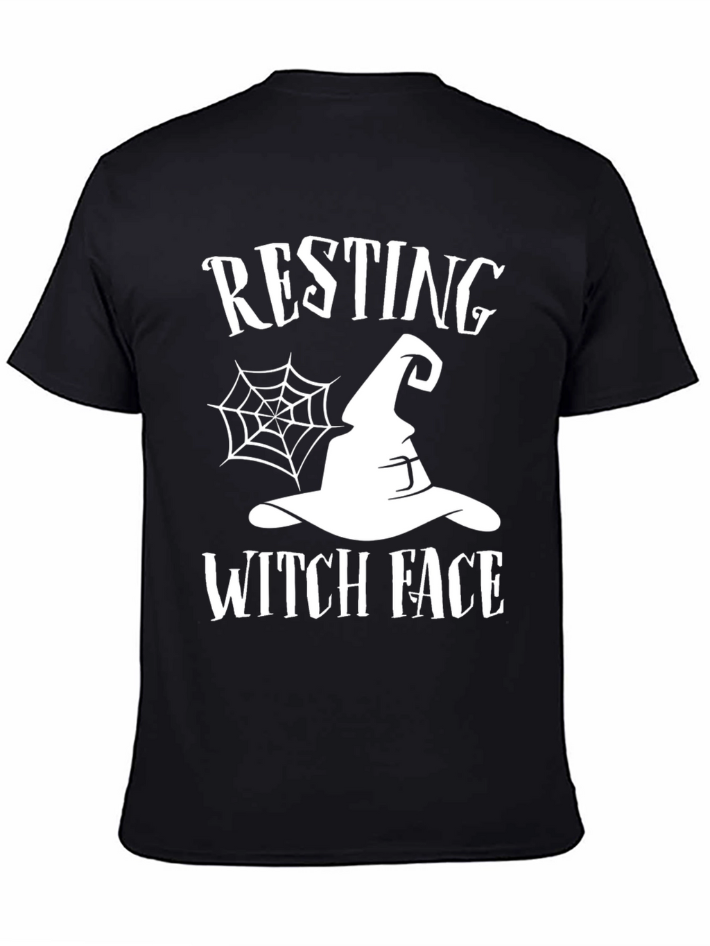 Resting Witch Face Halloween T-Shirt