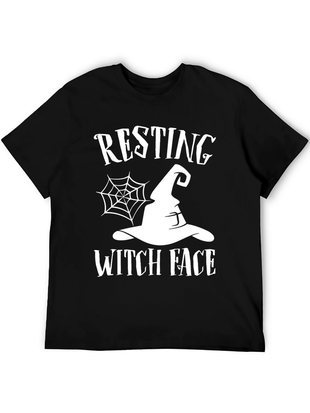 Resting Witch Face Halloween T-Shirt