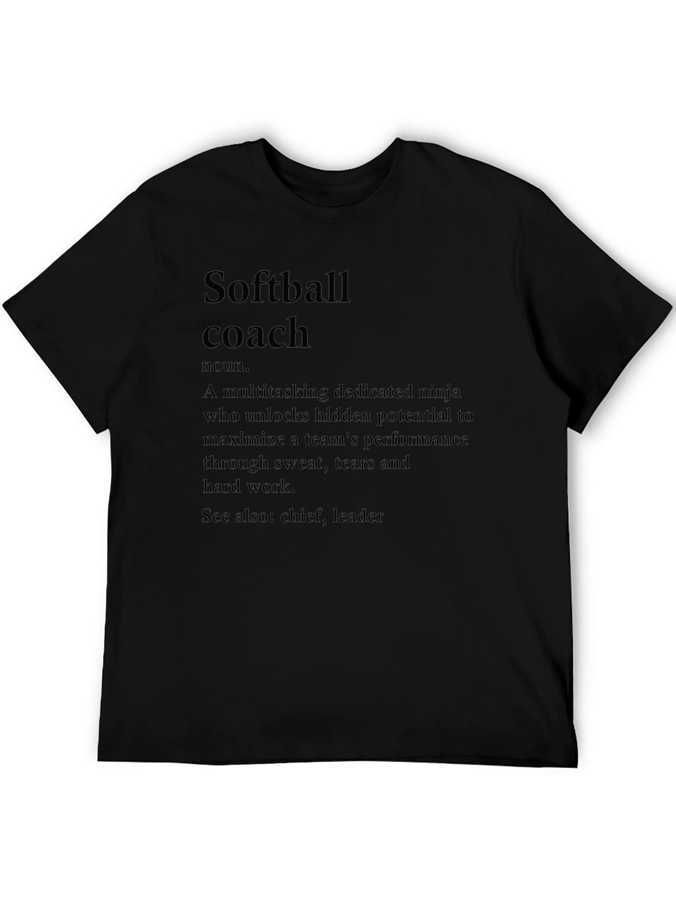 Softball Coach Definition T-Shirt