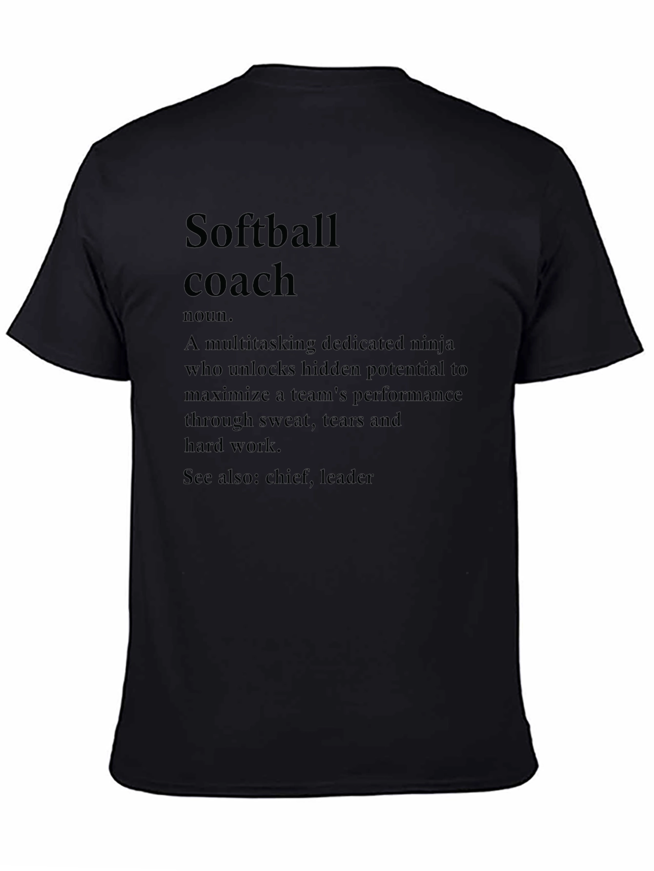 Softball Coach Definition T-Shirt
