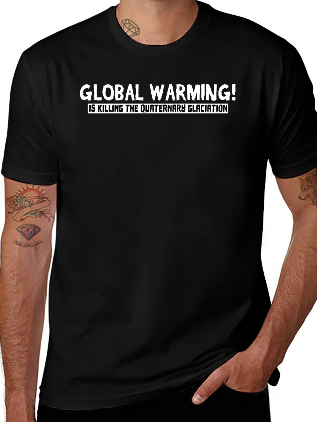 Global Warming Tee - Quaternary Glaciation