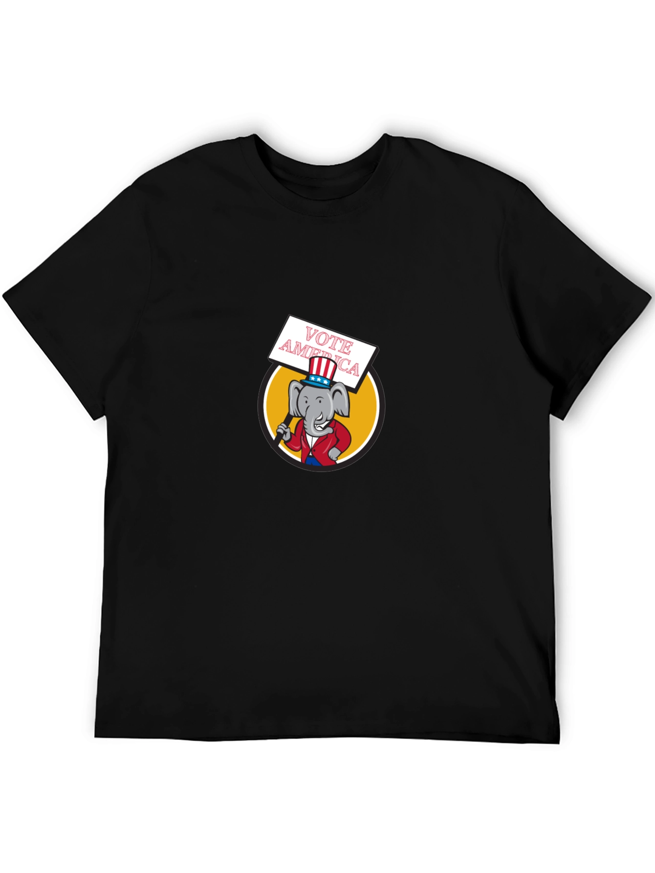 Vote America Elephant Graphic T-Shirt
