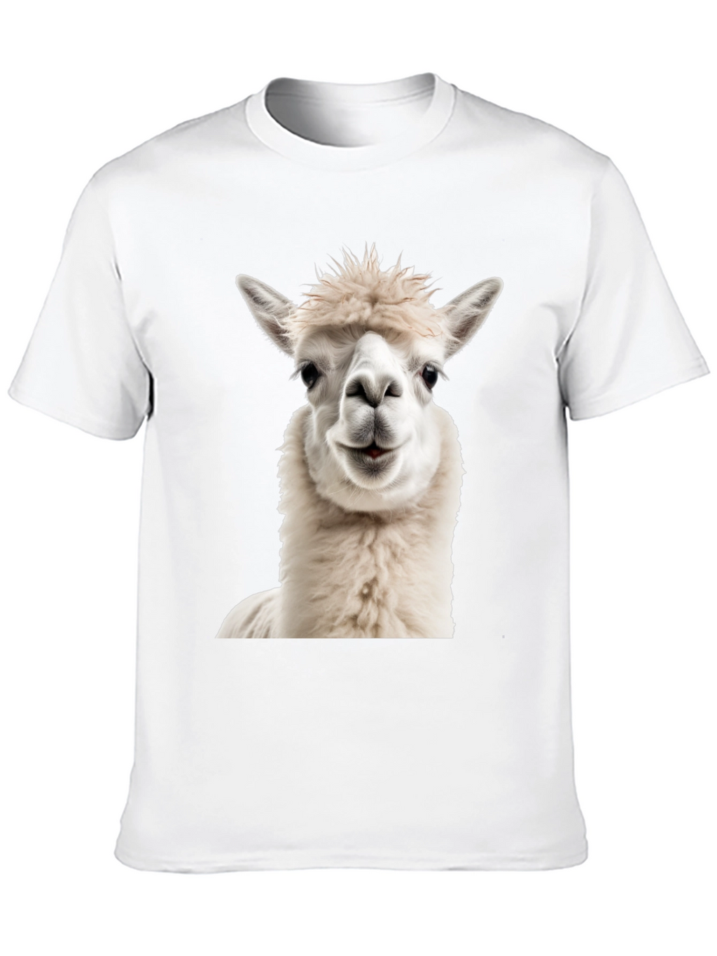 Alpaca Graphic Tee - Soft & Stylish Black T-Shirt