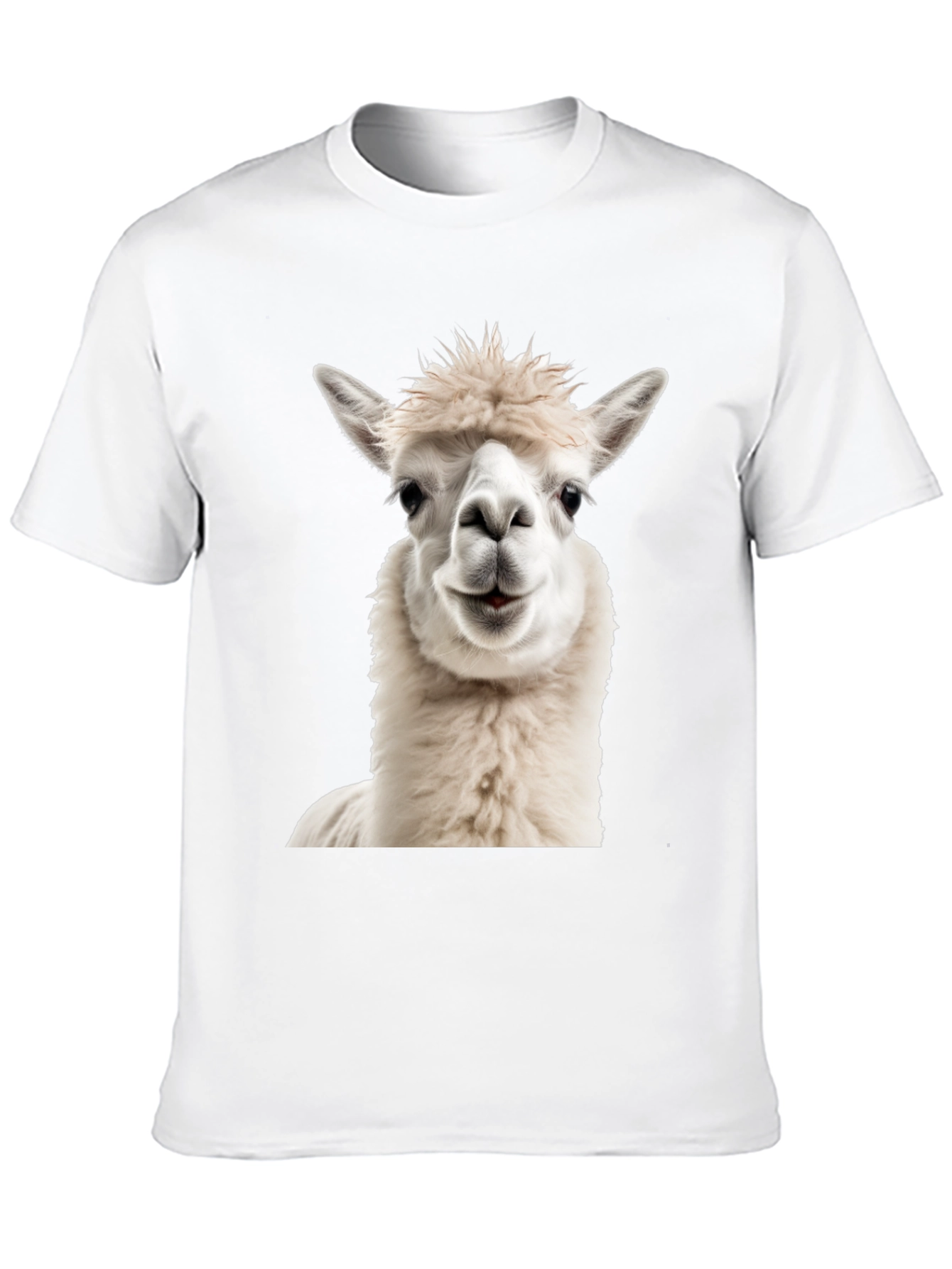 Alpaca Graphic Tee - Soft & Stylish Black T-Shirt