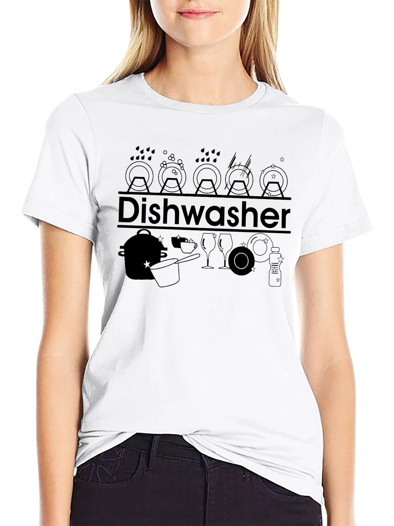 Dishwasher Graphic Tee - Kitchen Humor