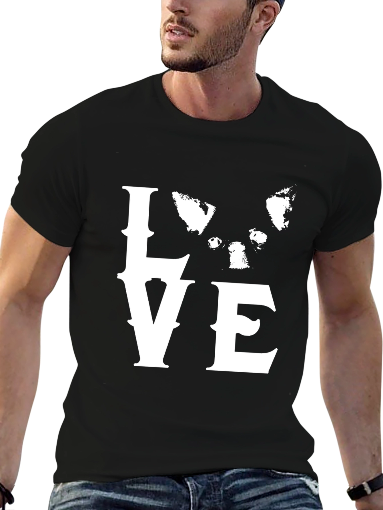 Love Chihuahua T-Shirt Black