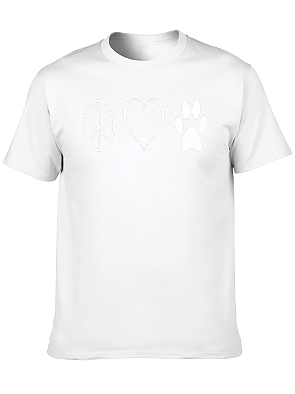 Peace Love Paws Graphic T-Shirt