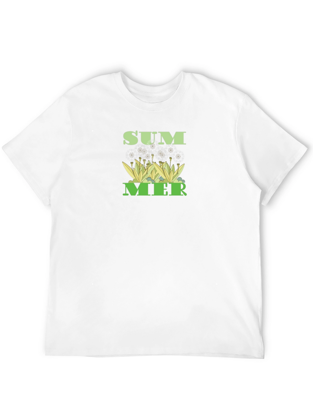 Summer Graphic Tee - Black Cotton T-Shirt