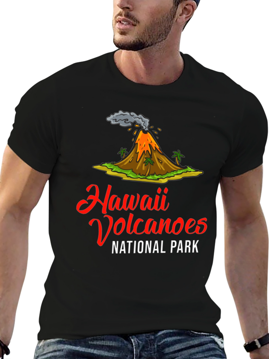 Hawaii Volcanoes National Park Black T-Shirt