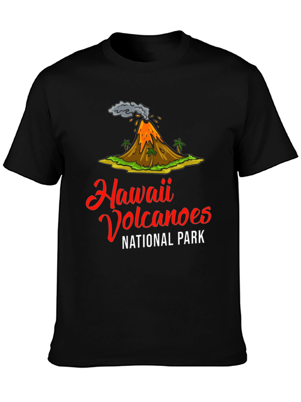 Hawaii Volcanoes National Park Black T-Shirt