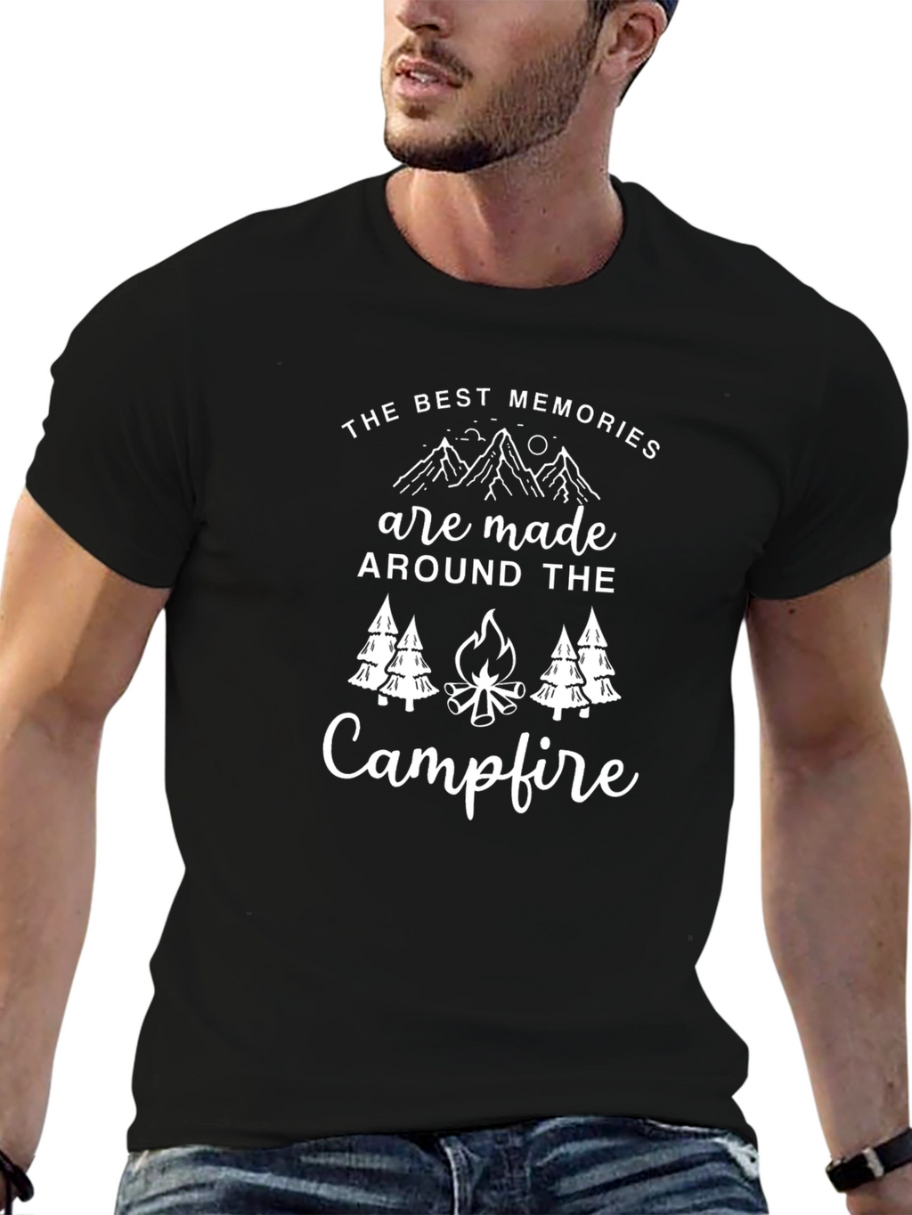 Campfire Memories T-Shirt: Outdoor Adventure Tee
