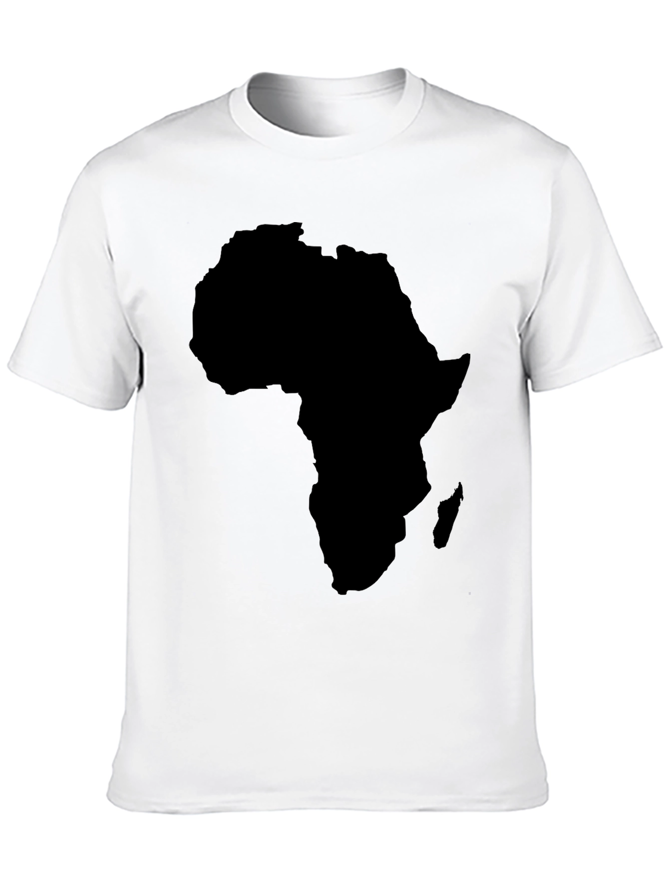Africa Map Black Graphic T-Shirt