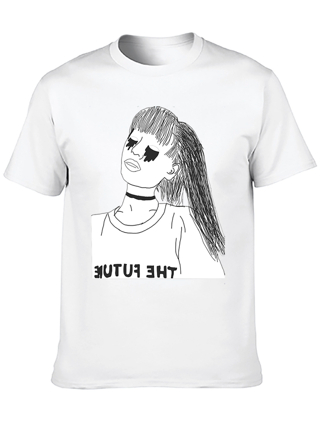 The Future Graphic T-Shirt - Stylish Black Tee