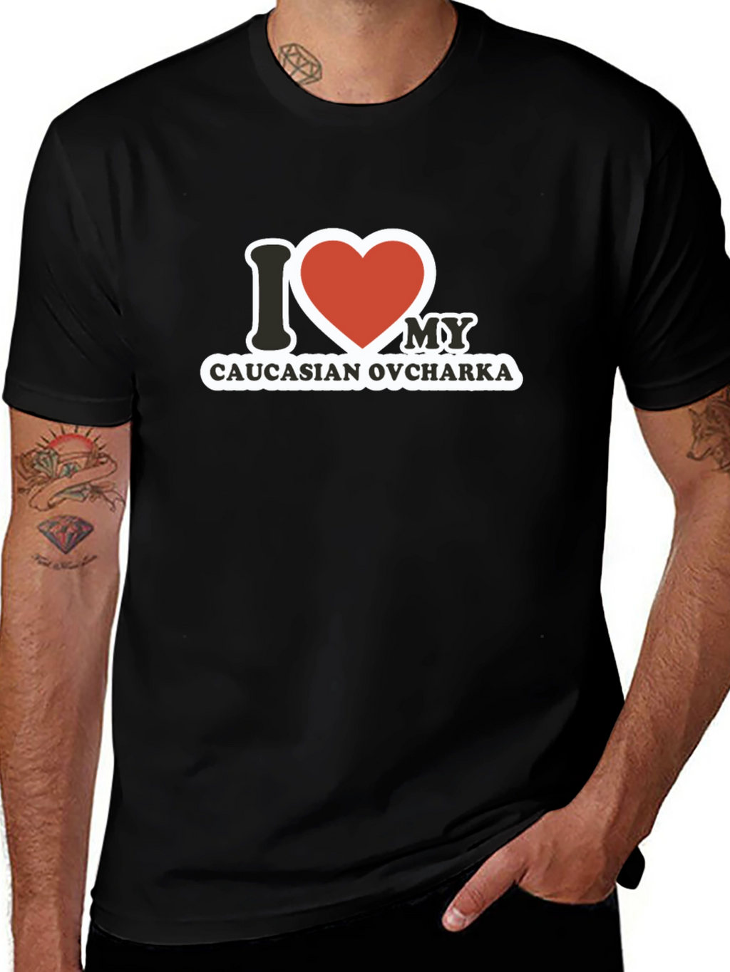 I Love My Caucasian Ovcharka T-Shirt