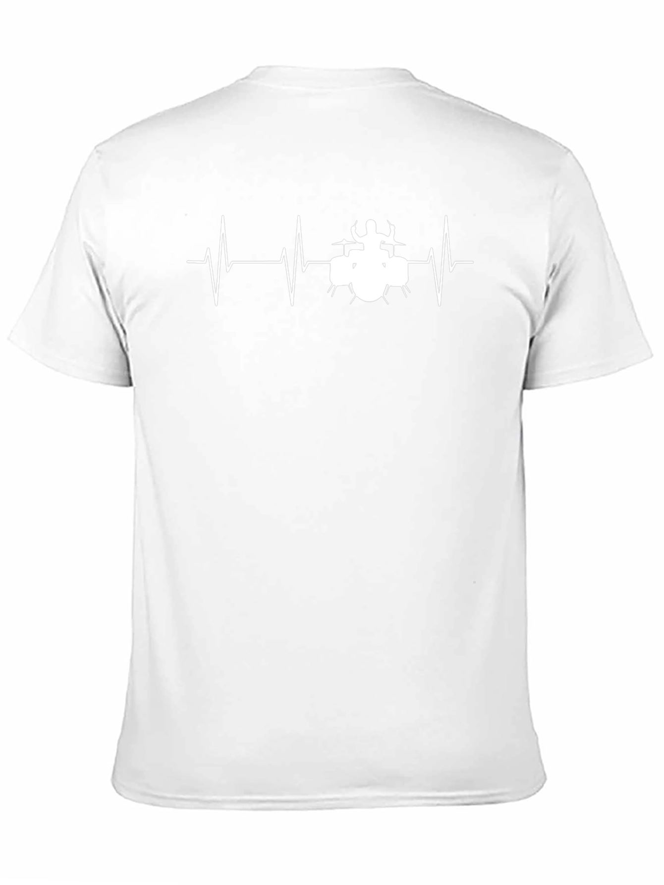 Drummer Heartbeat T-Shirt - Black