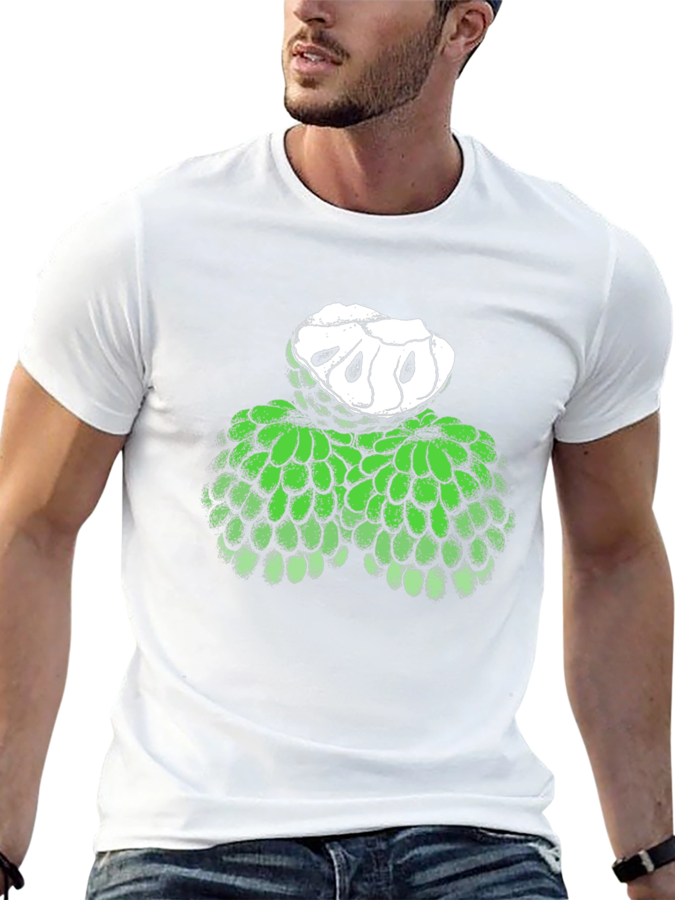 Custard Apple Graphic Tee - Unique Fruit T-Shirt