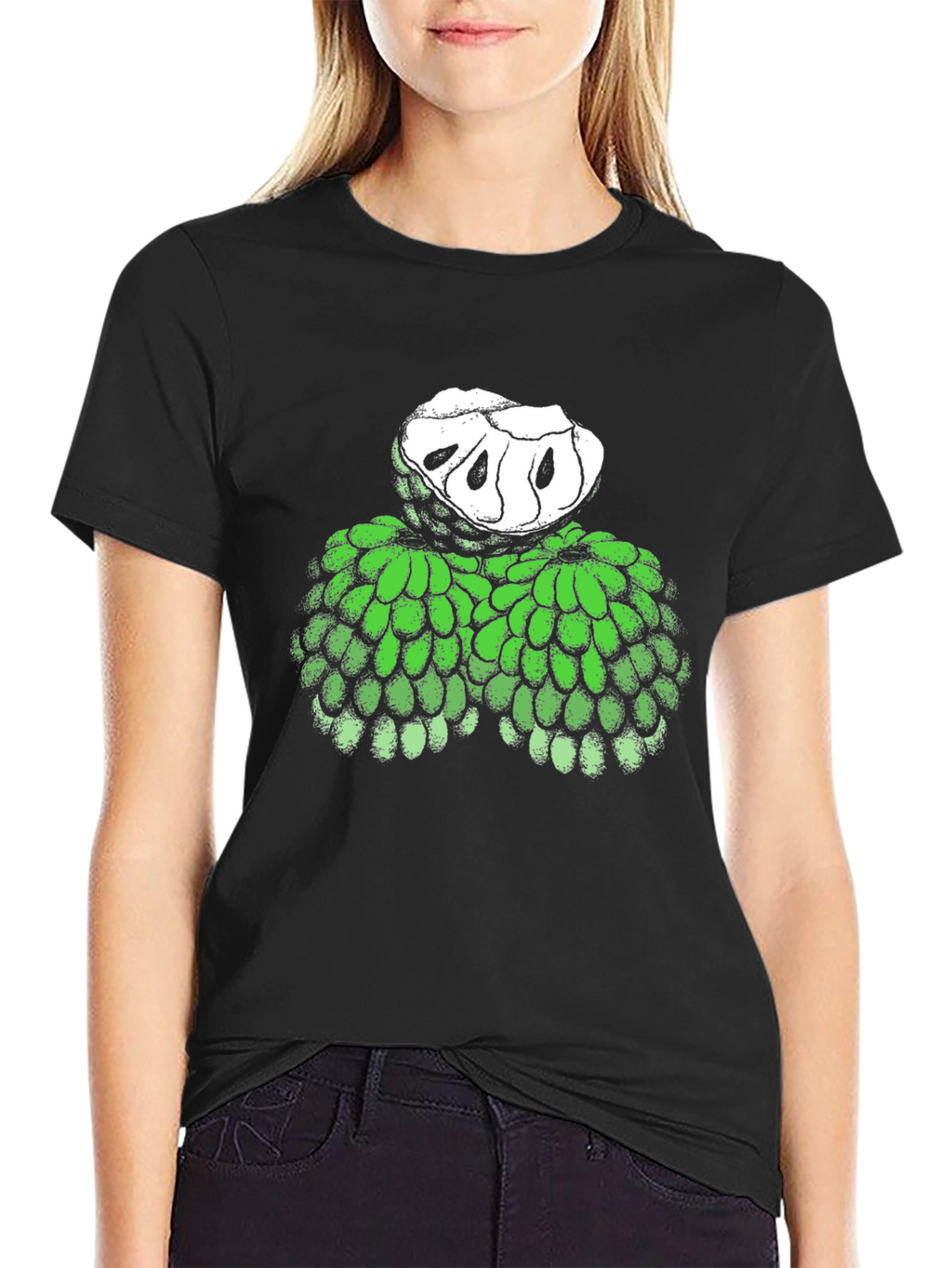 Custard Apple Graphic Tee - Unique Fruit T-Shirt