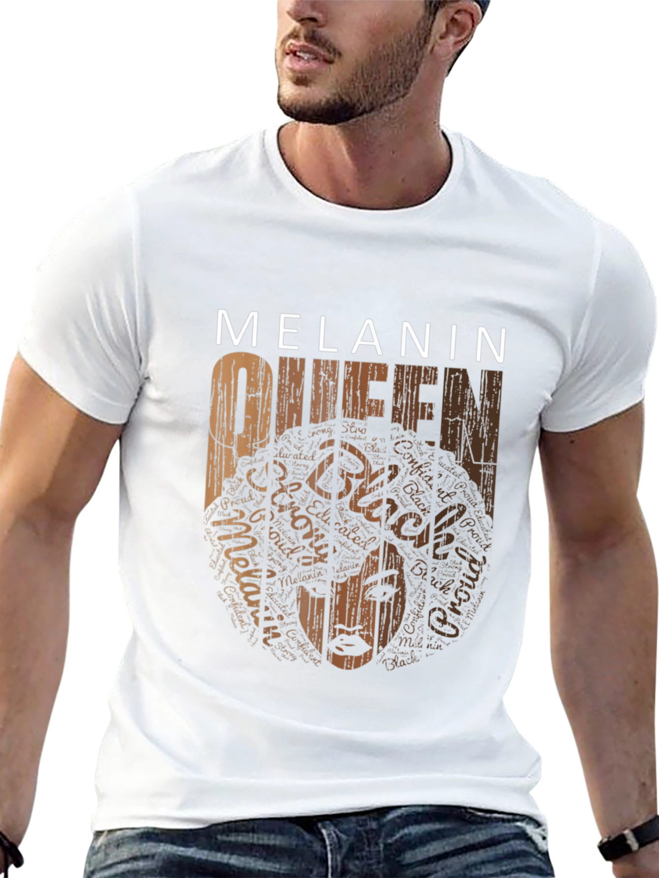 Melanin Queen Graphic Tee - Black Pride Shirt