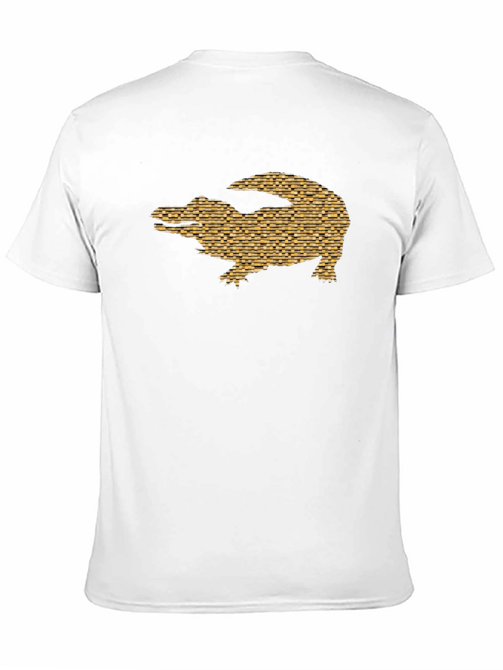 Alligator Brick Tee - Modern Graphic Print