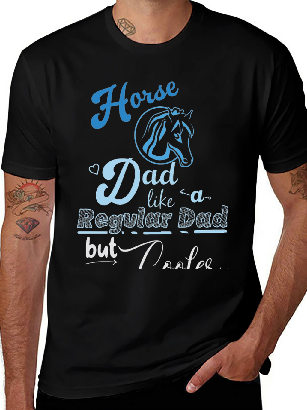 Horse Dad T-Shirt - Regular Dad But Cooler