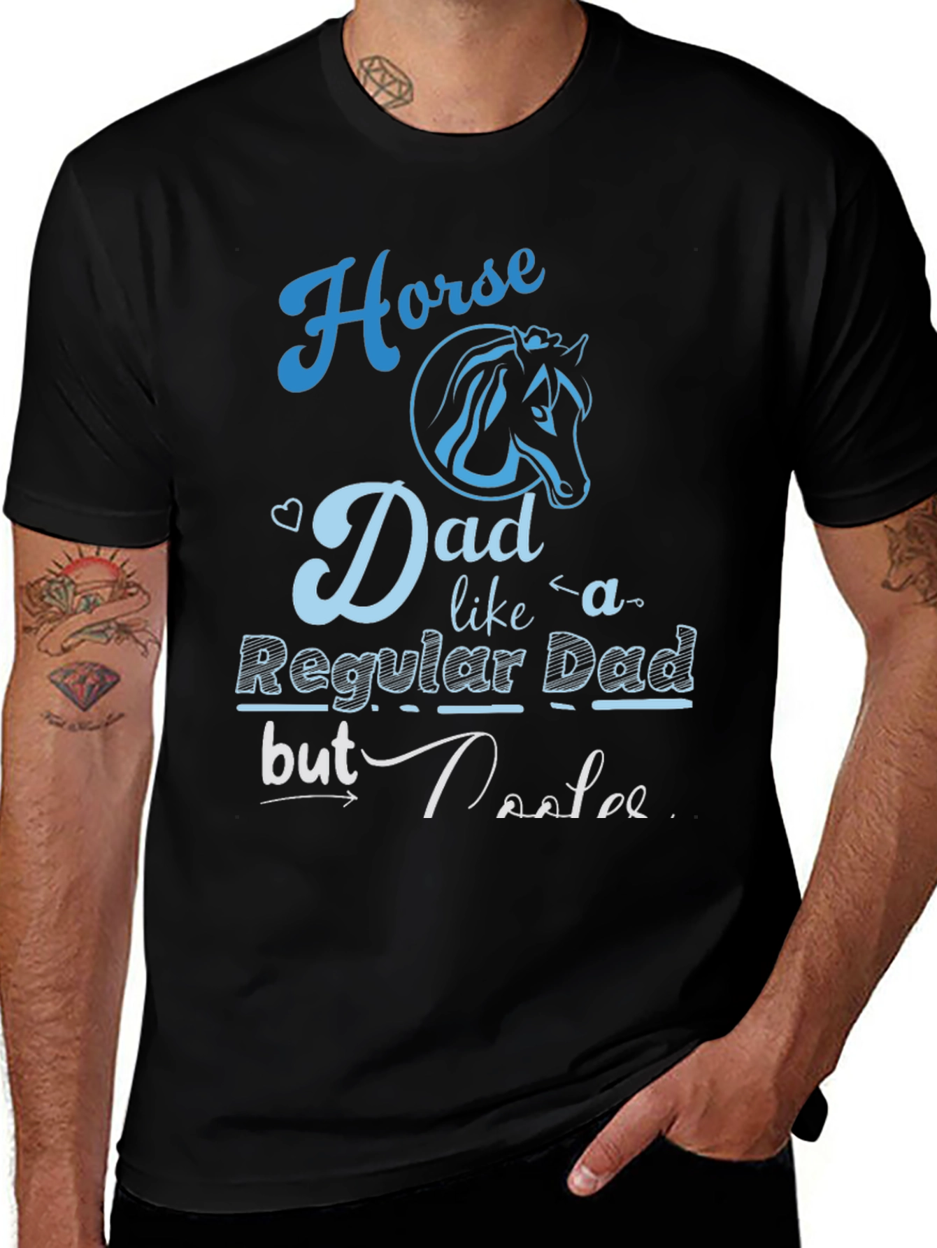 Horse Dad T-Shirt - Regular Dad But Cooler