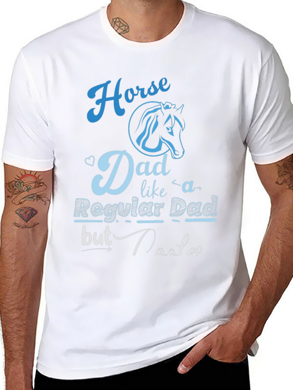 Horse Dad T-Shirt - Regular Dad But Cooler