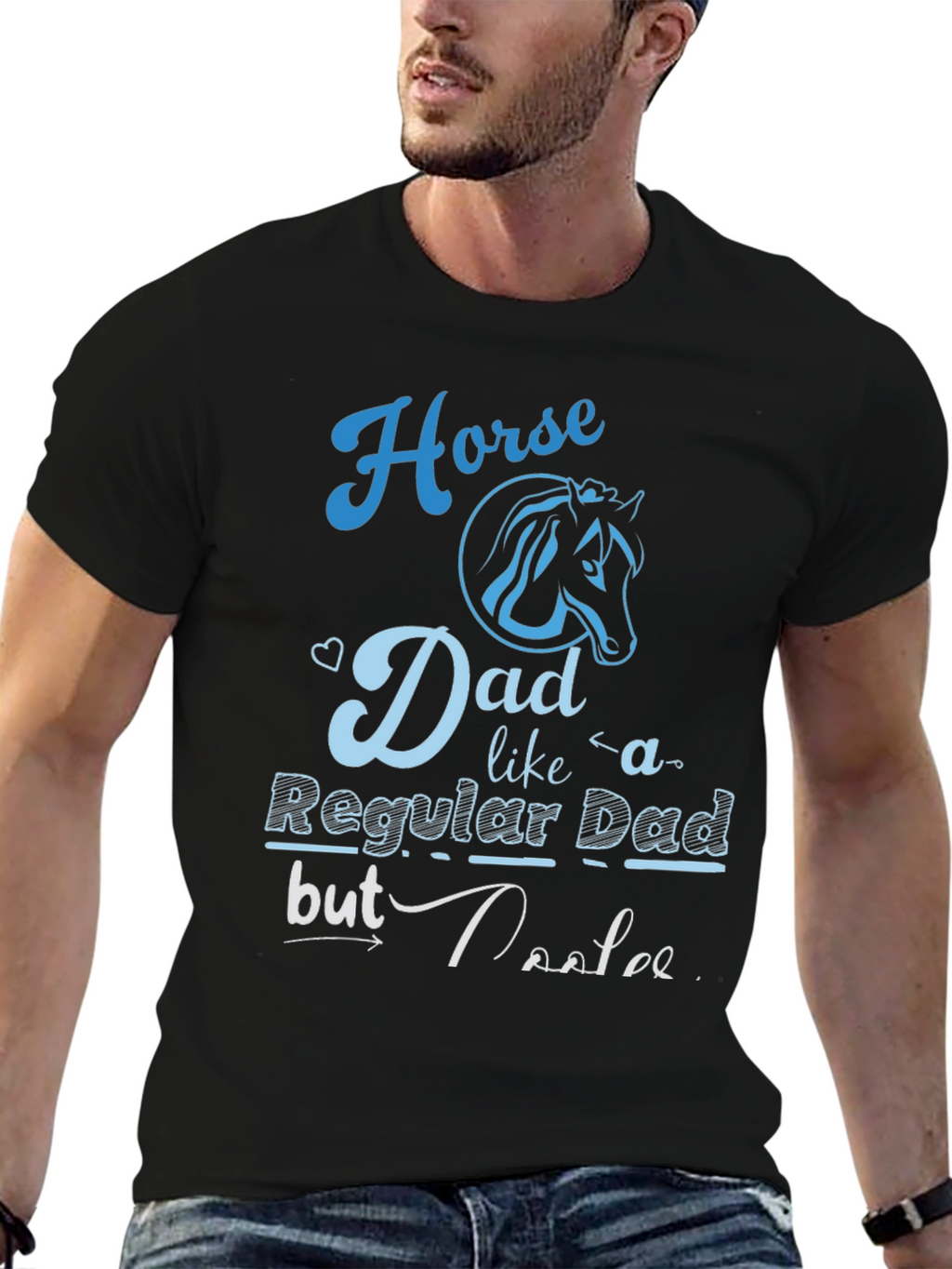 Horse Dad T-Shirt - Regular Dad But Cooler
