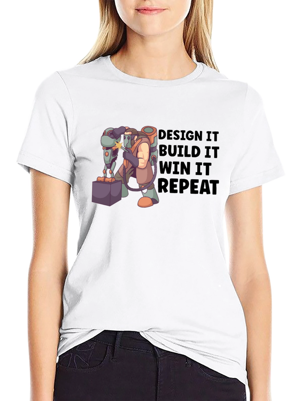 Design Build Win Repeat T-Shirt