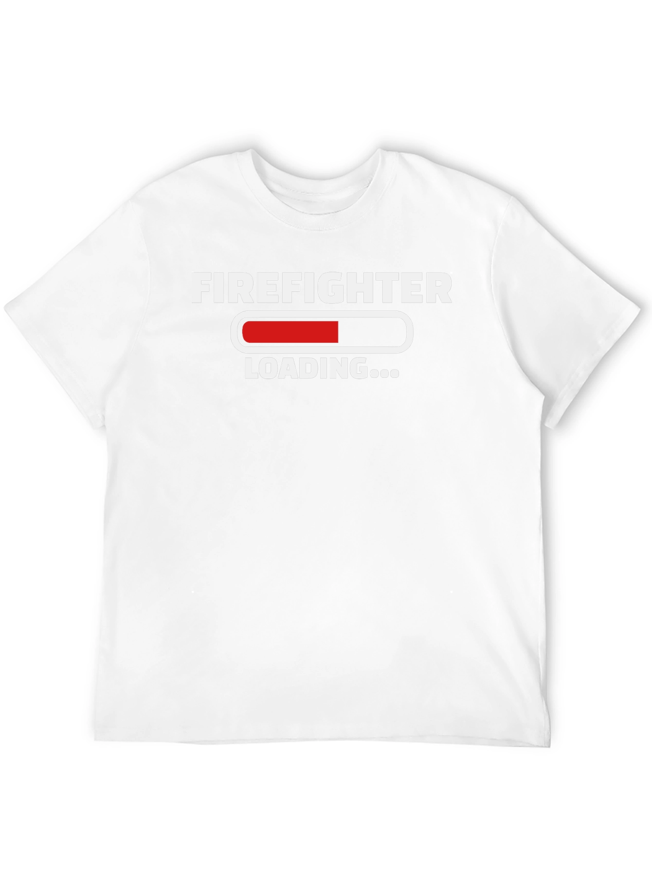 Firefighter Loading T-Shirt - Black Cotton Tee