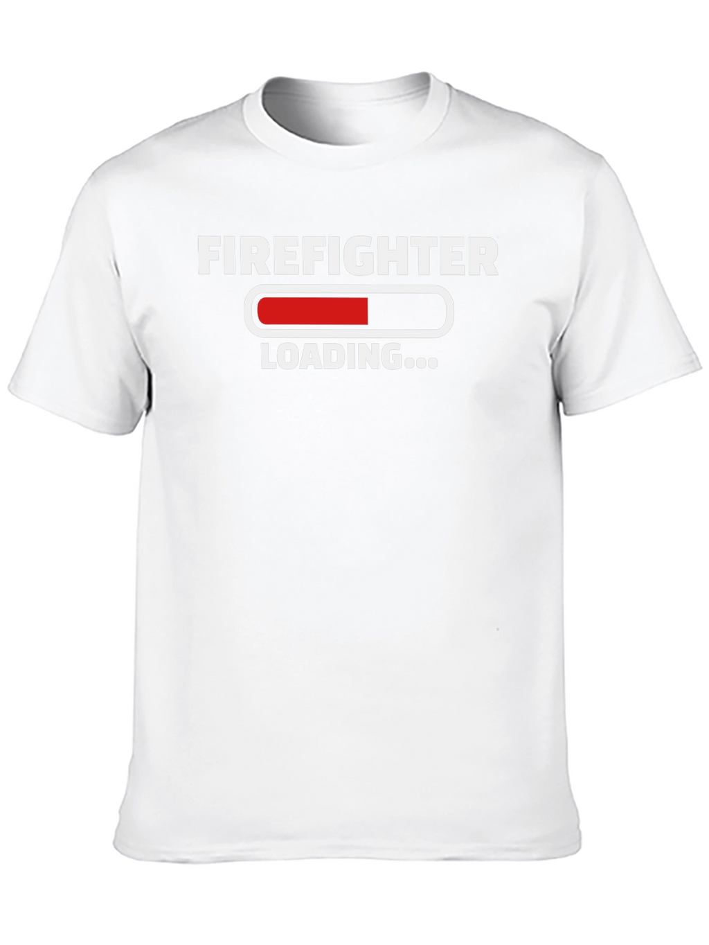 Firefighter Loading T-Shirt - Black Cotton Tee