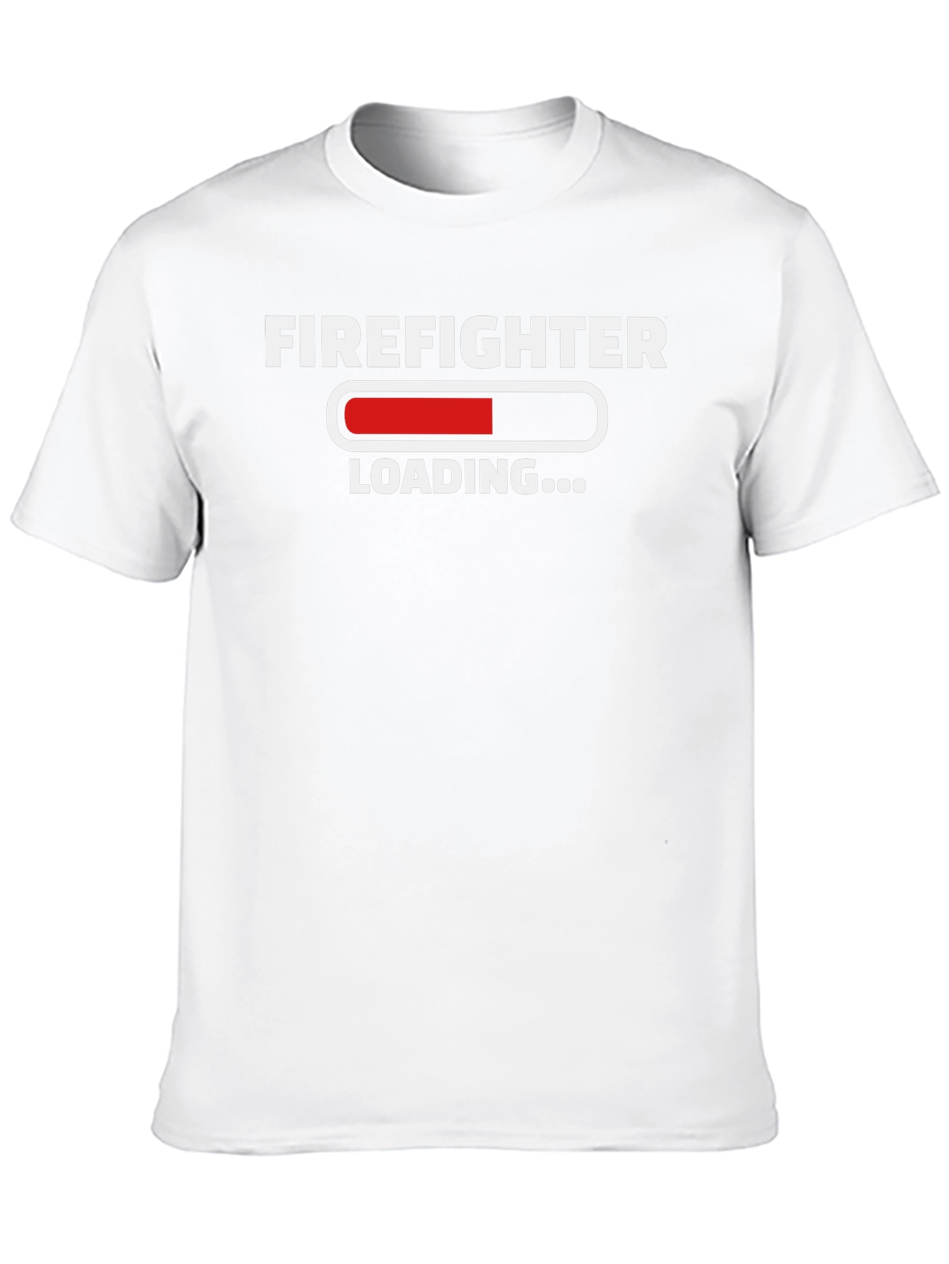 Firefighter Loading T-Shirt - Black Cotton Tee