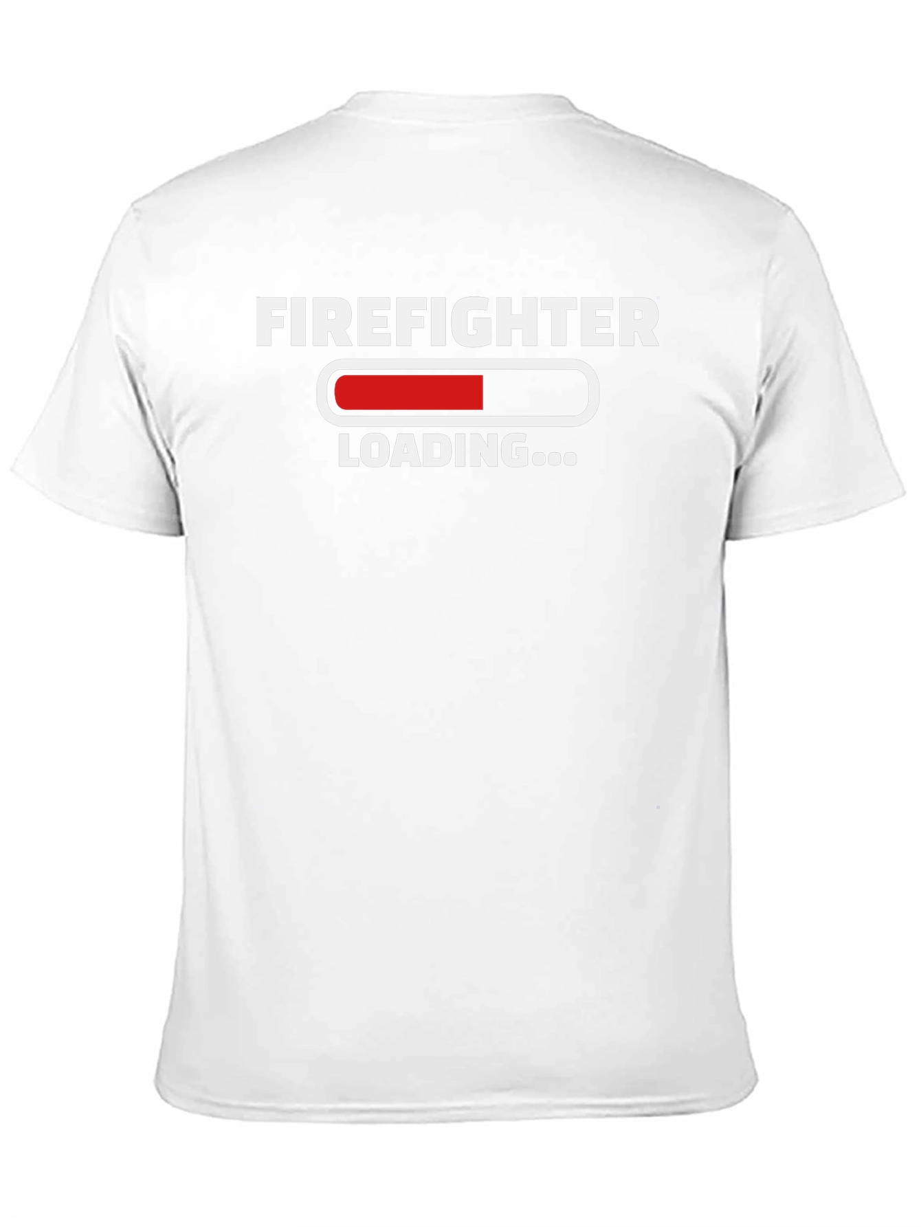 Firefighter Loading T-Shirt - Black Cotton Tee