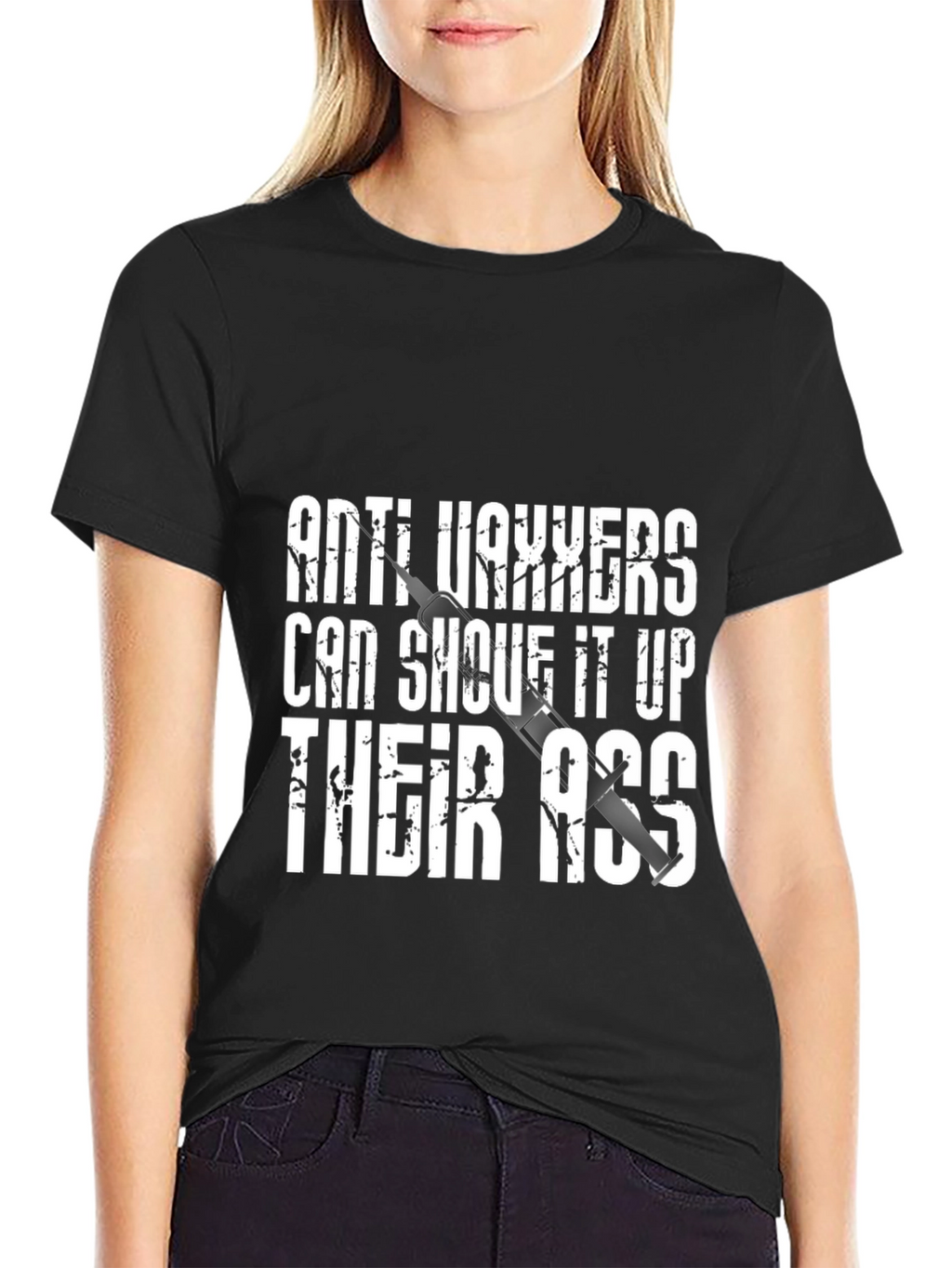 Anti-Vaxxers Graphic Tee - Provocative Statement Shirt