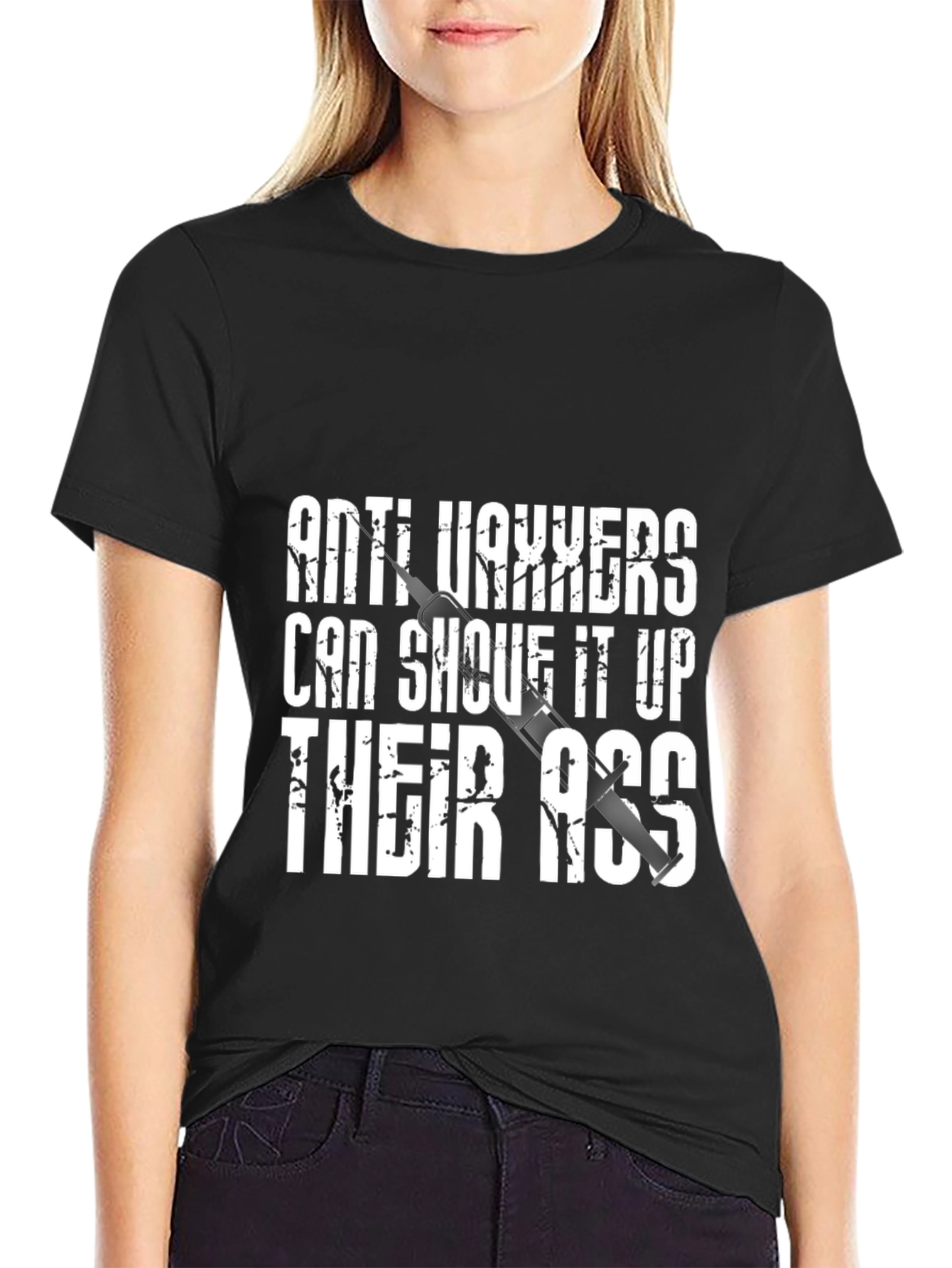 Anti-Vaxxers Graphic Tee - Provocative Statement Shirt
