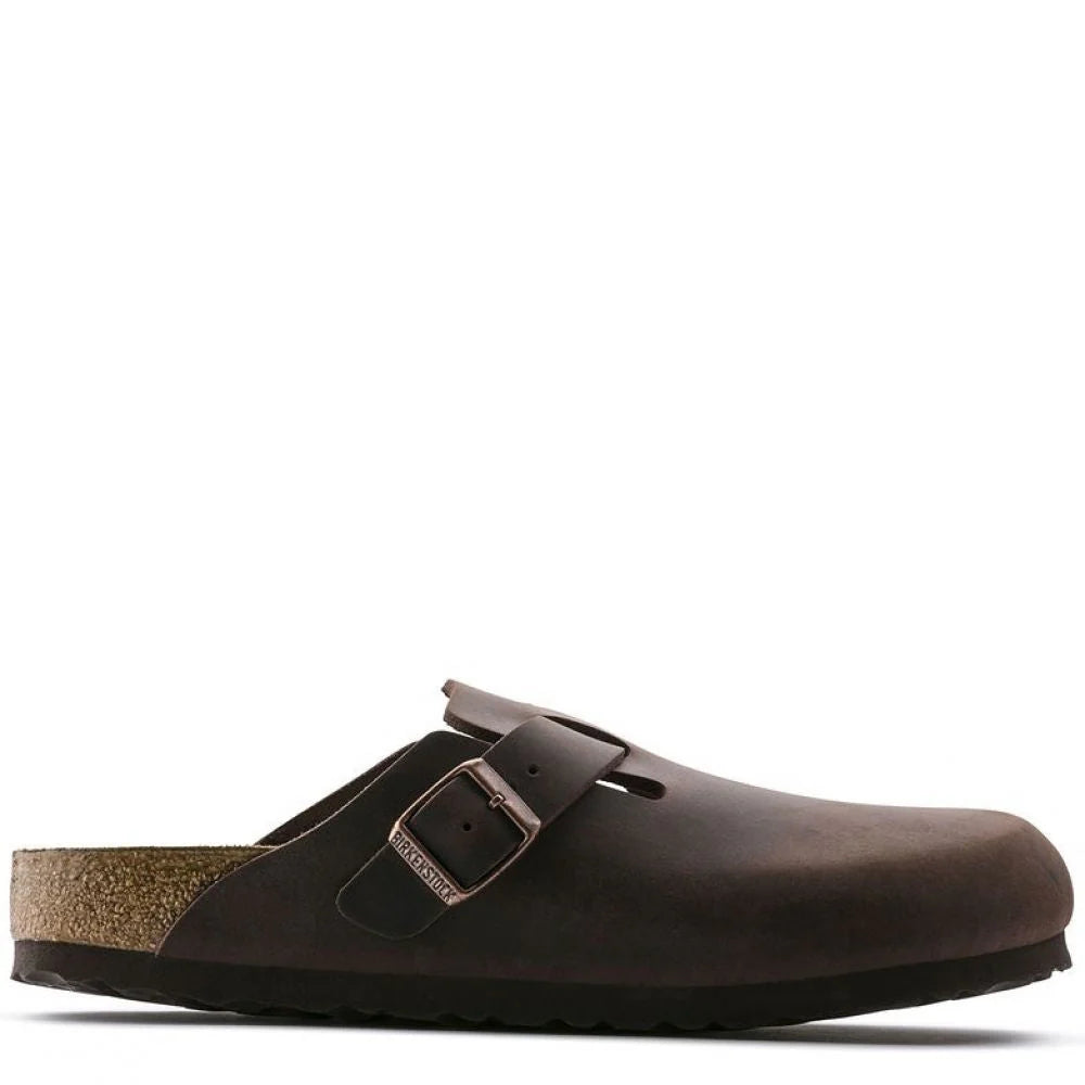 Birkenstock Boston Oiled Leather in Habana