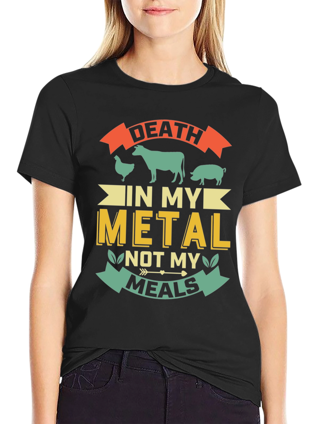 Death In My Metal Not My Meals T-Shirt