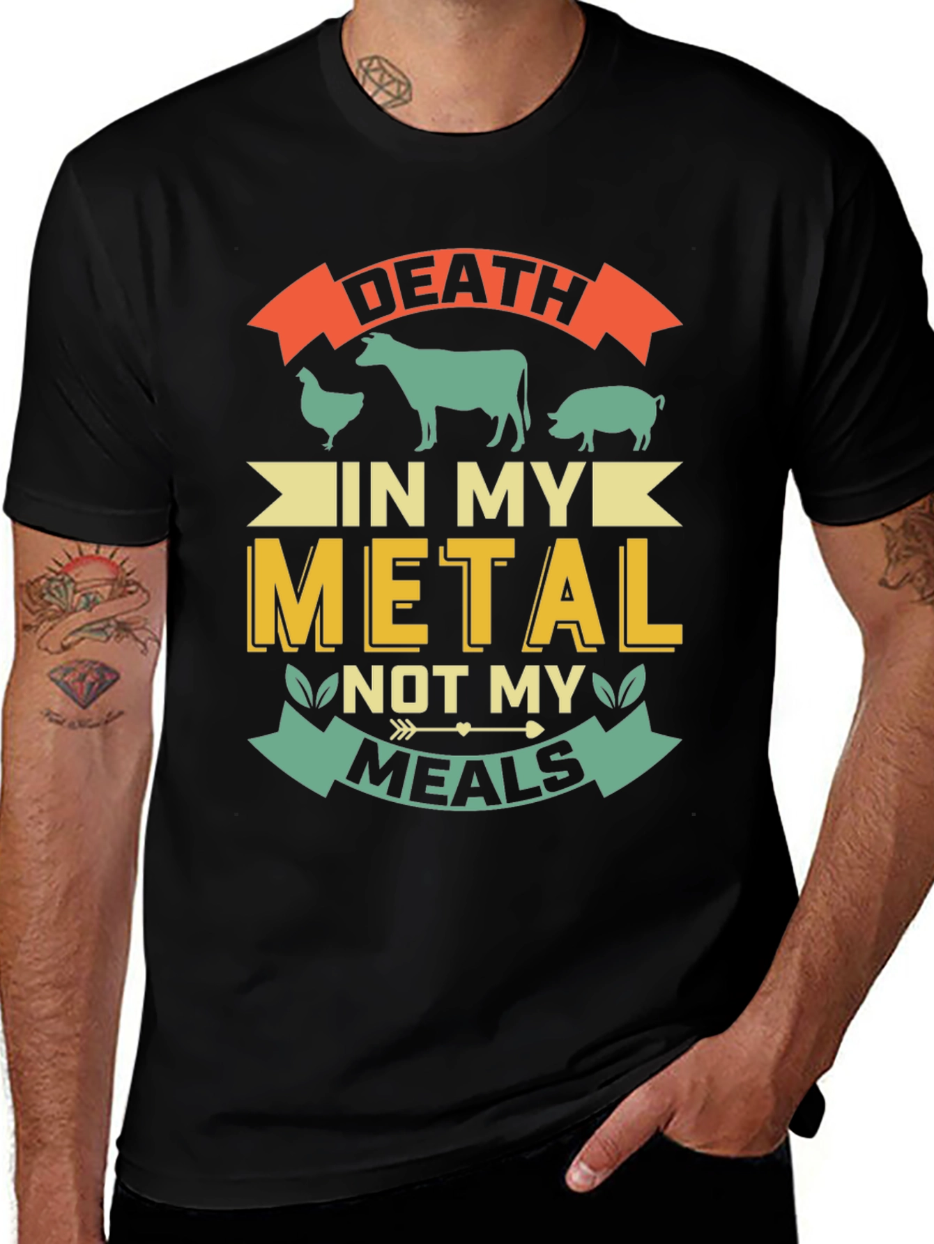 Death In My Metal Not My Meals T-Shirt