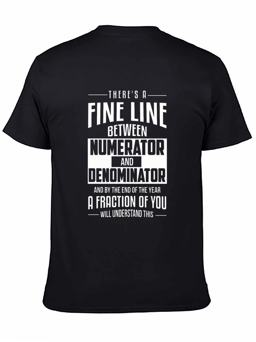 Fine Line Numerator & Denominator Graphic Tee