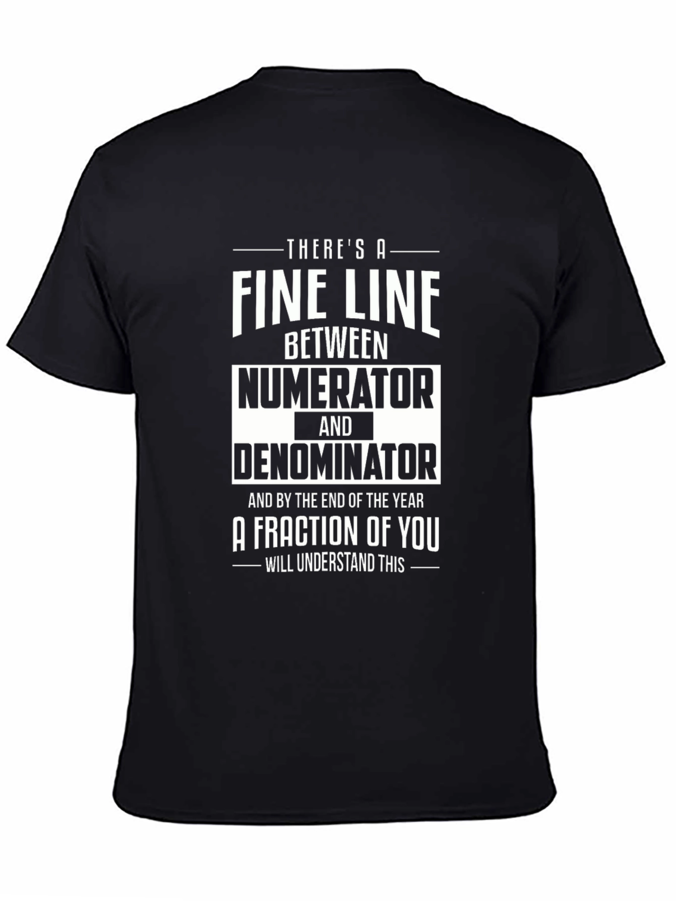 Fine Line Numerator & Denominator Graphic Tee
