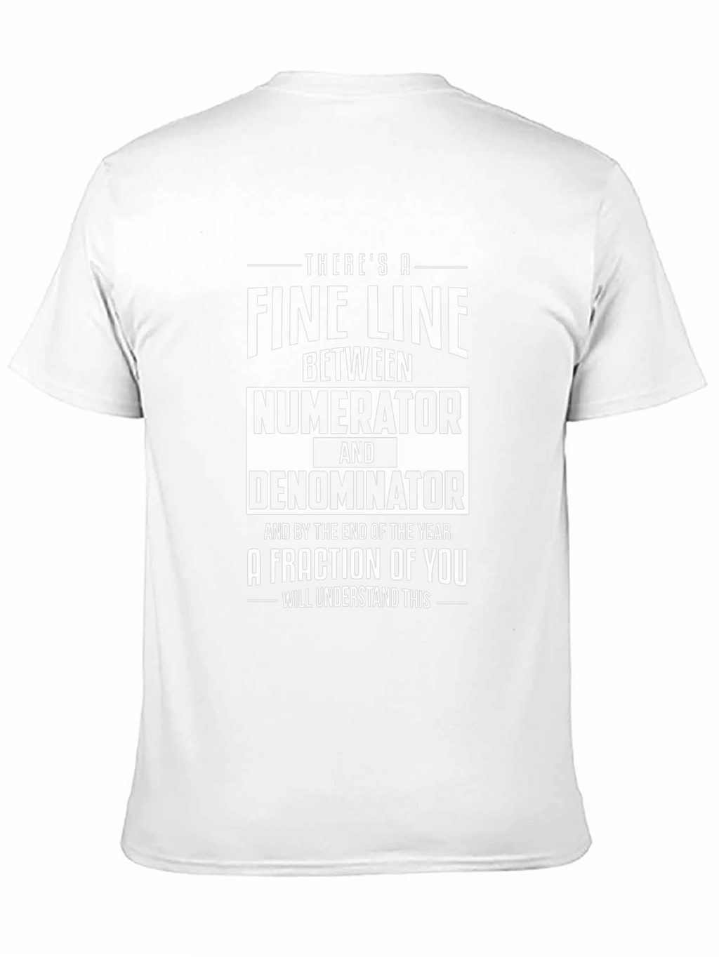 Fine Line Numerator & Denominator Graphic Tee