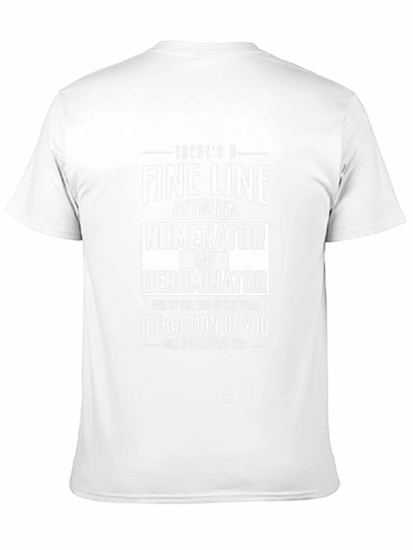 Fine Line Numerator & Denominator Graphic Tee