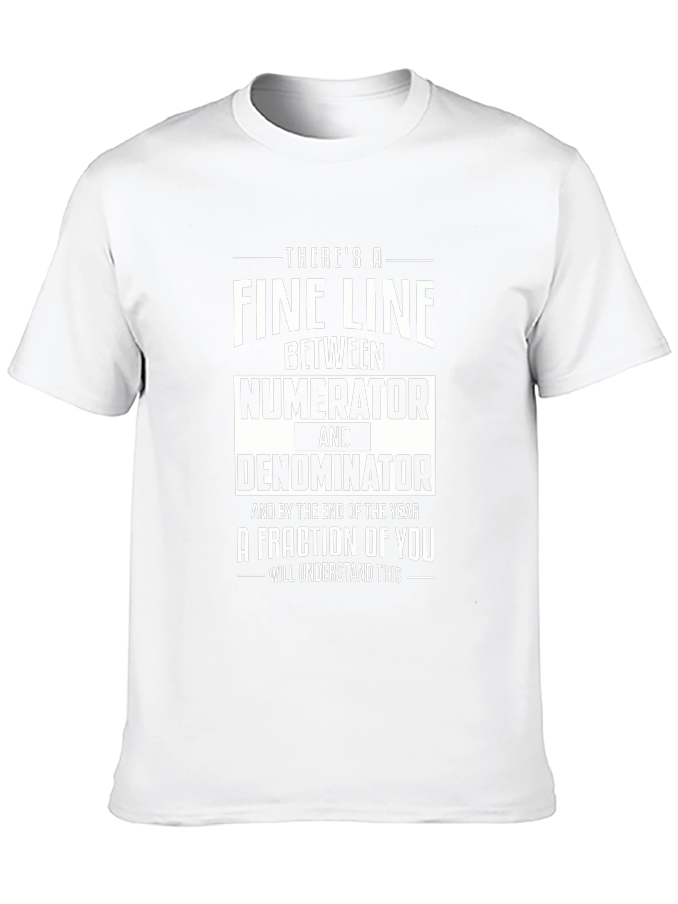 Fine Line Numerator & Denominator Graphic Tee