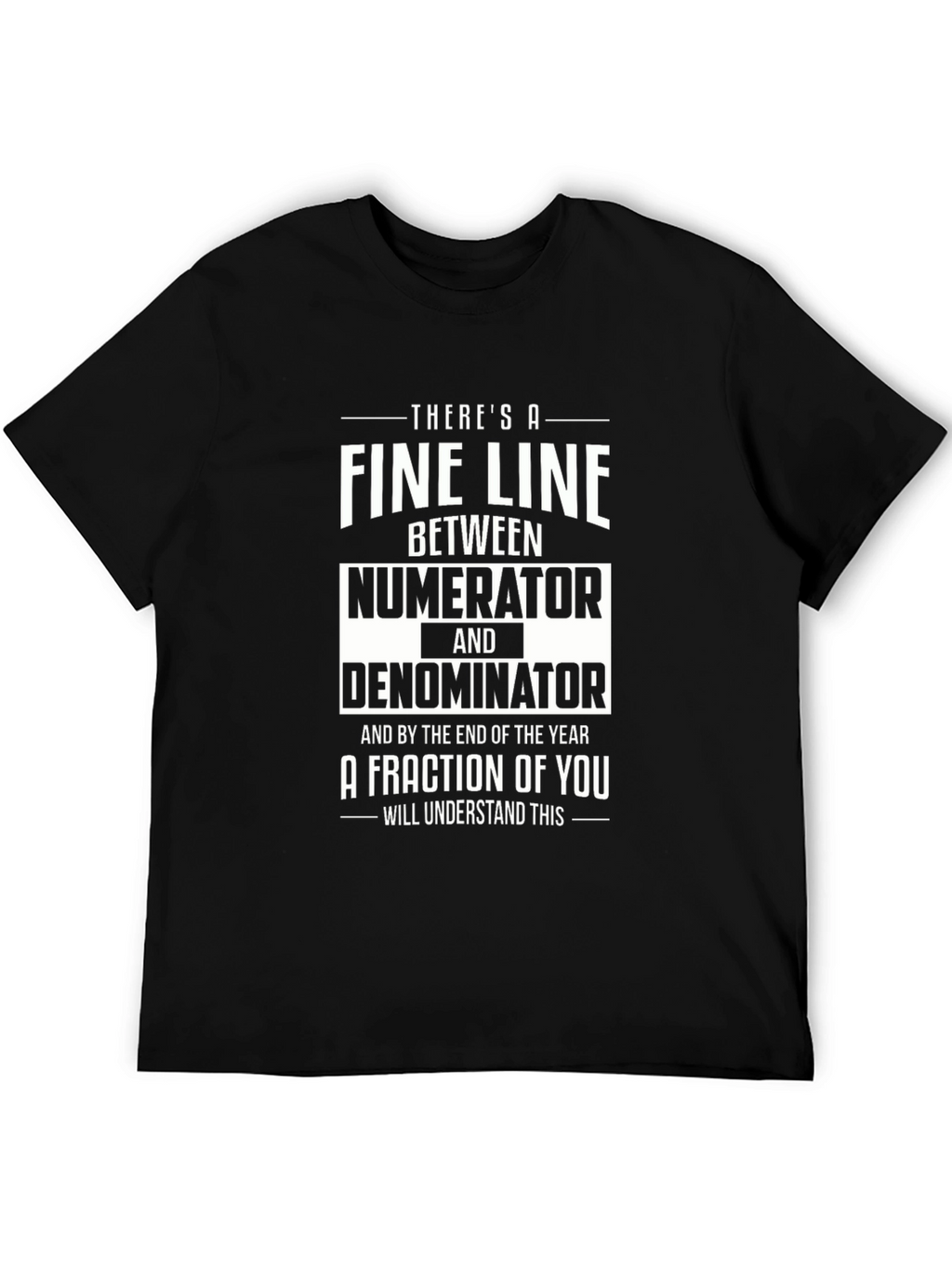 Fine Line Numerator & Denominator Graphic Tee
